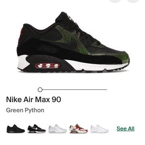 Nike Air Max 90
Green Python size 6
